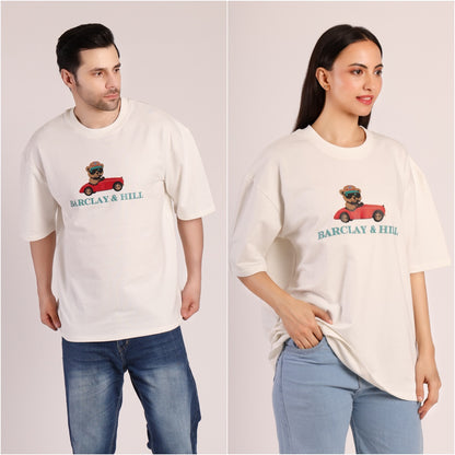 White Dapper Bear T-shirt