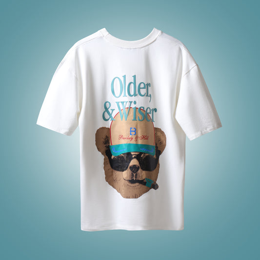 White Dapper Bear T-shirt