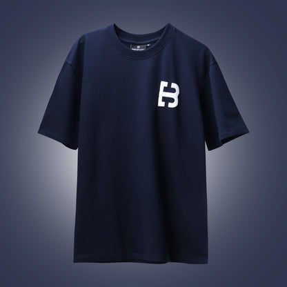 Navy Blue Shark Rider T-shirt